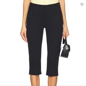 NEW Free People Bette Super Slim Capri in Black Pant 6 / Medium
